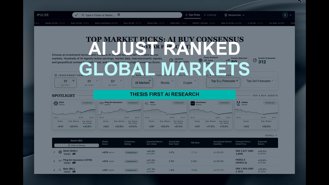 iPulse AI Demo: AI Market Research, Top Picks, and Advisor Forecasts video poster